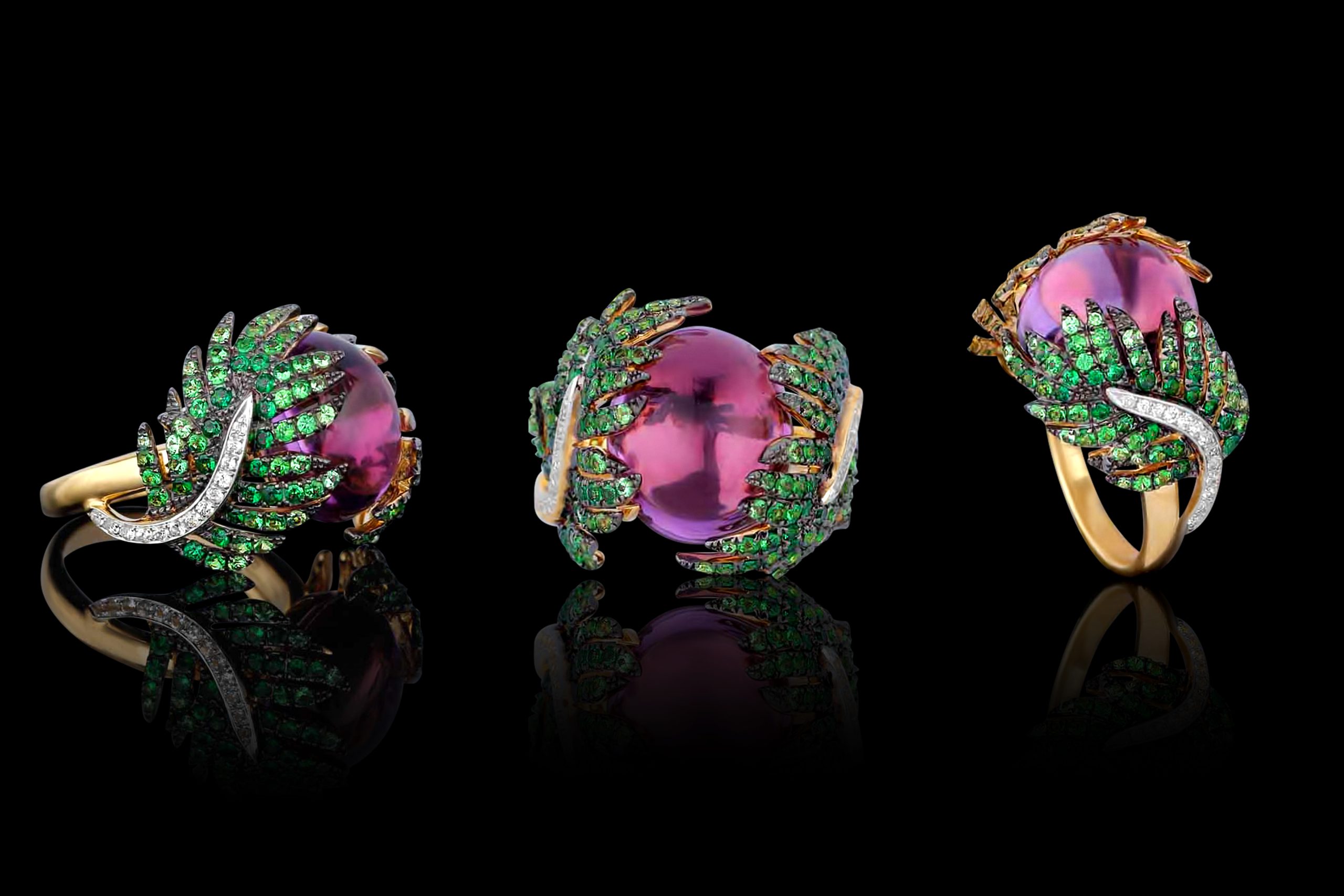 PALM STATEMENT RING